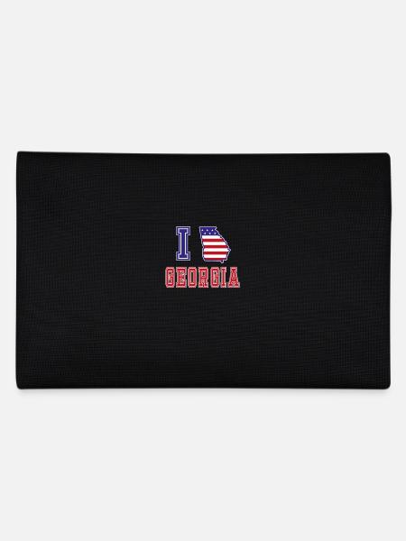 Georgia USA I love Albama - Pencil Case - black - Back