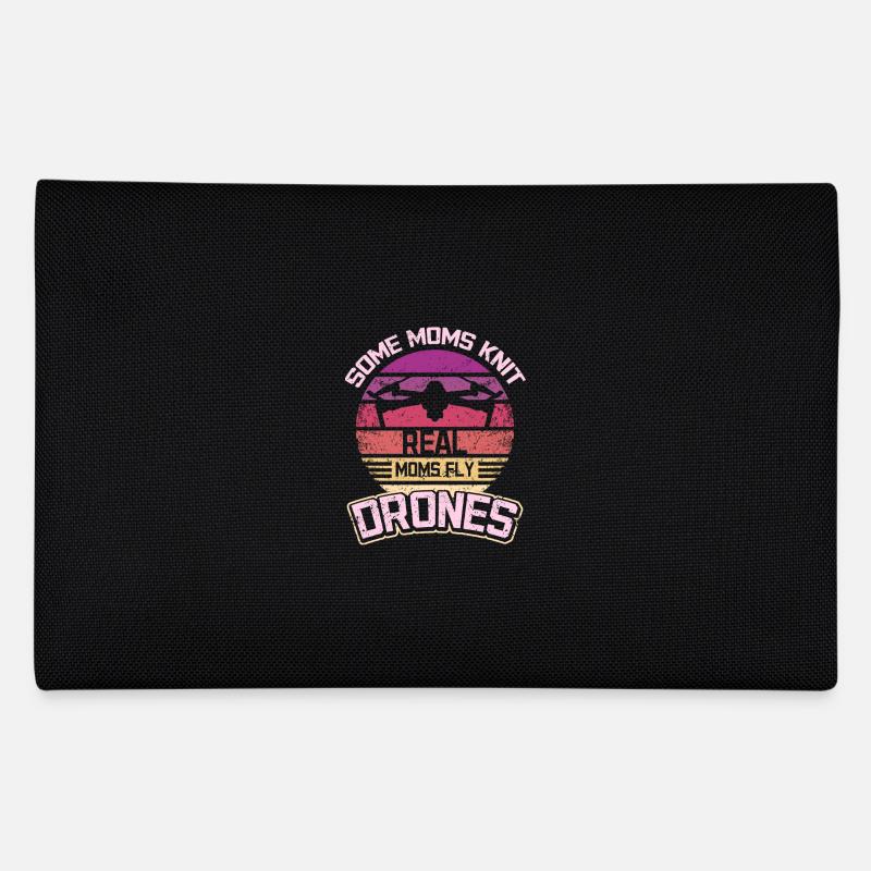 Some moms knit real moms fly drones Federtasche