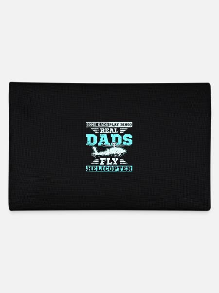 Les papas pilotent un hélicoptère - Trousse - noir - Dos