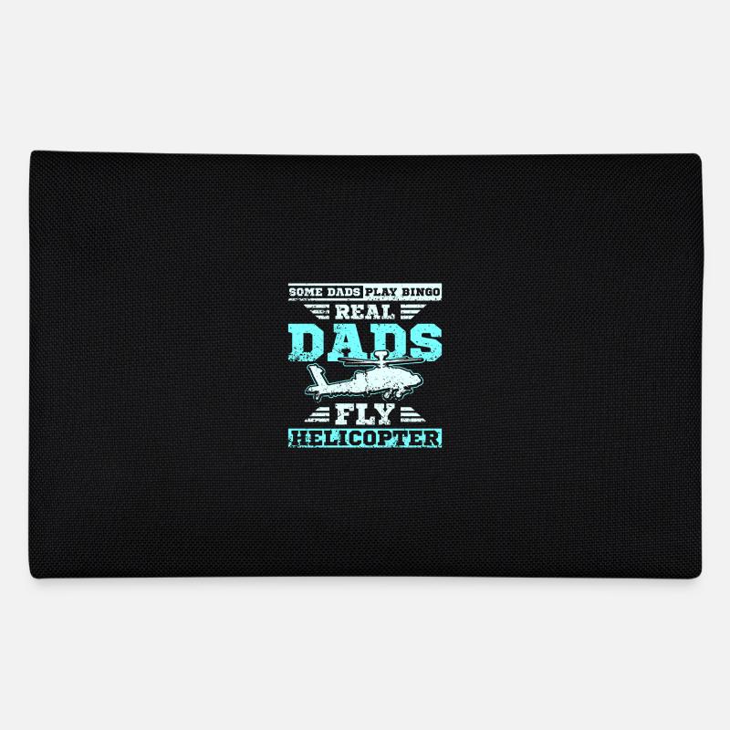 Dads fly helicopter - Federtasche - Schwarz