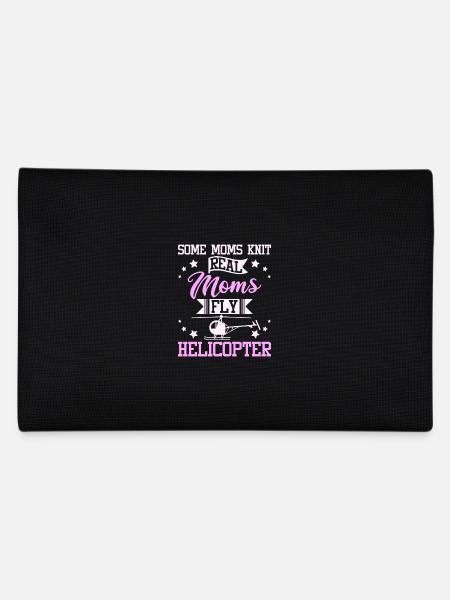 Les mamans pilotent un hélicoptère - Trousse - noir - Dos