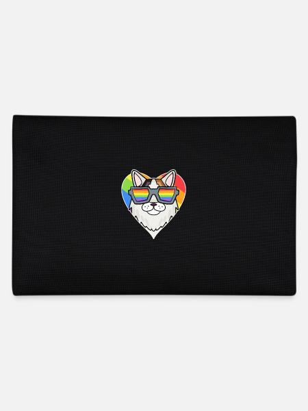 Chat LGBT Turc Van Rainbow - Trousse - noir - Dos