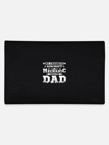 Mon mécanicien d’avion préféré m’appelle papa - Trousse - noir - Dos