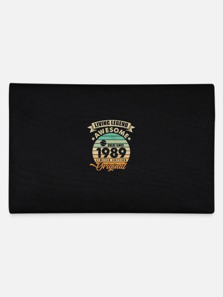 1989 Birthday Retro Orginal - Pencil Case - black - Back
