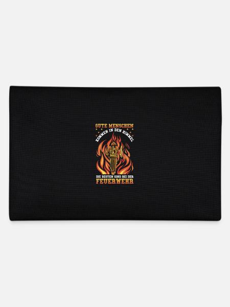 Feuerwehrmann Die besten sind bei der Feuerwehr - Federtasche - Schwarz - Hinten