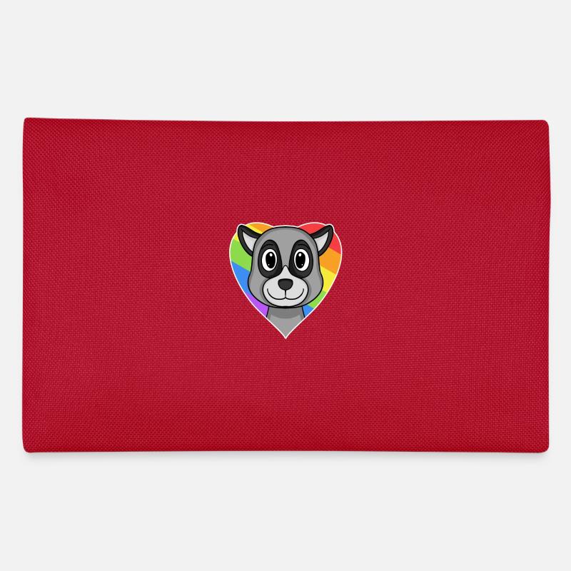 LGBT Tier Lemur Regenbogen Herz Federtasche