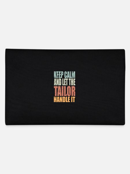 Keep Calm Schneider Saying Schneider Gift - Pencil Case - black - Back