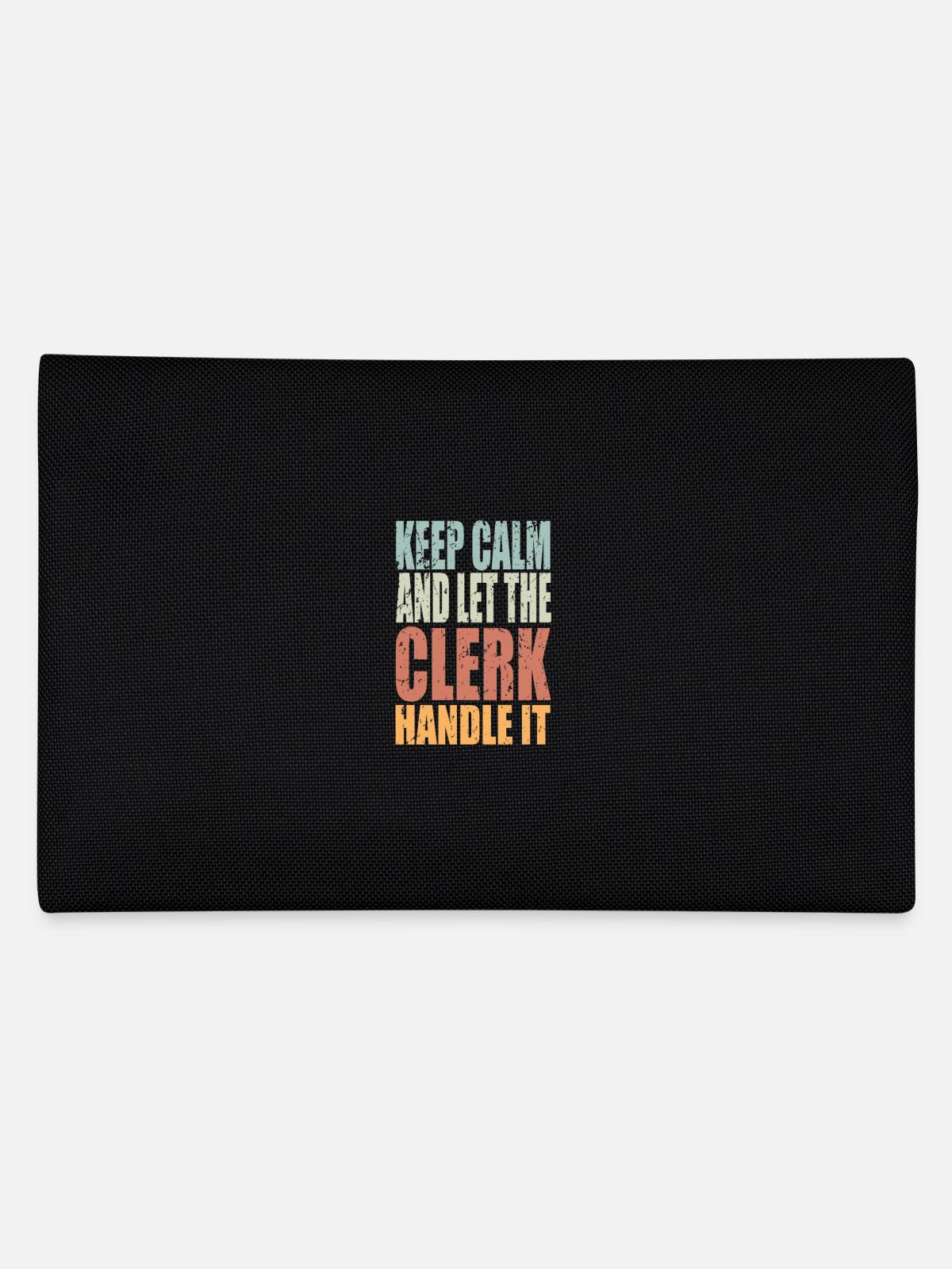 Restez calme Clerk - Trousse - noir - Dos