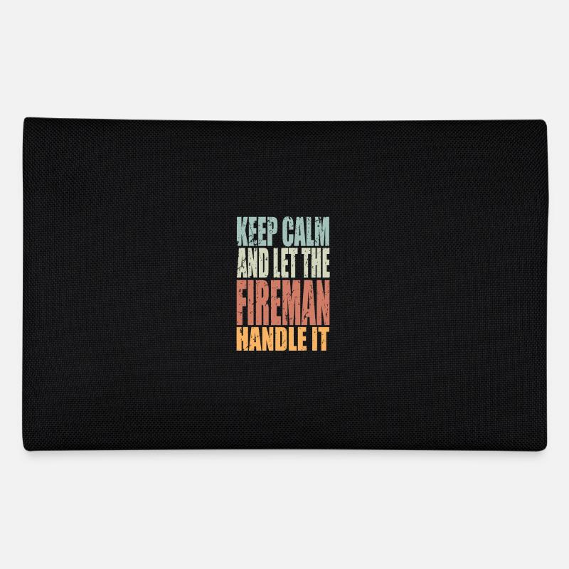 Keep Calm Firefighter Saying Firefighter Pencil Case