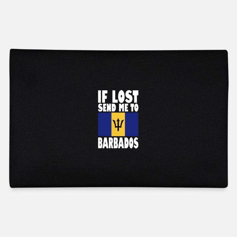 Barbados Flagge Spruch Federtasche