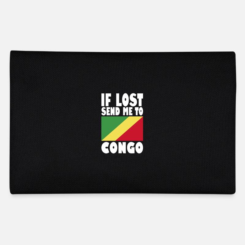 Kongo Flagge Spruch Federtasche