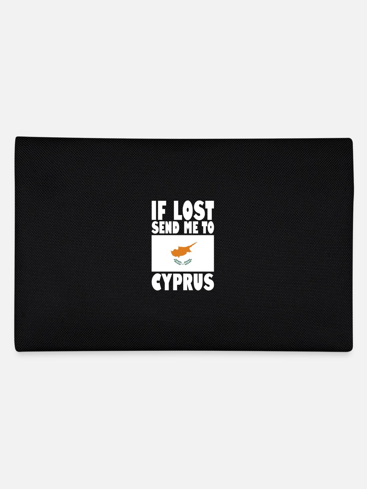 Drapeau de Chypre Disant - Trousse - noir - Dos
