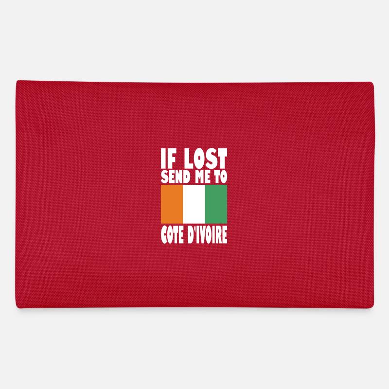 Cote Dívoire Drapeau Disant Trousse