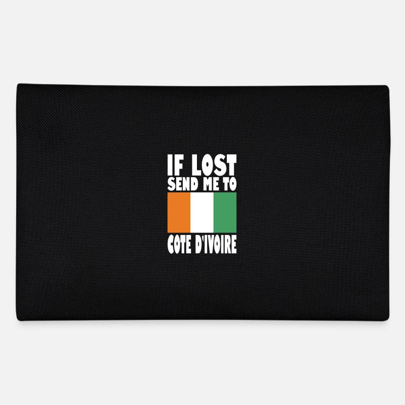 Cote Dívoire Drapeau Disant Trousse