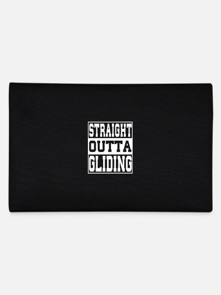Glide saying funny - Pencil Case - black - Back