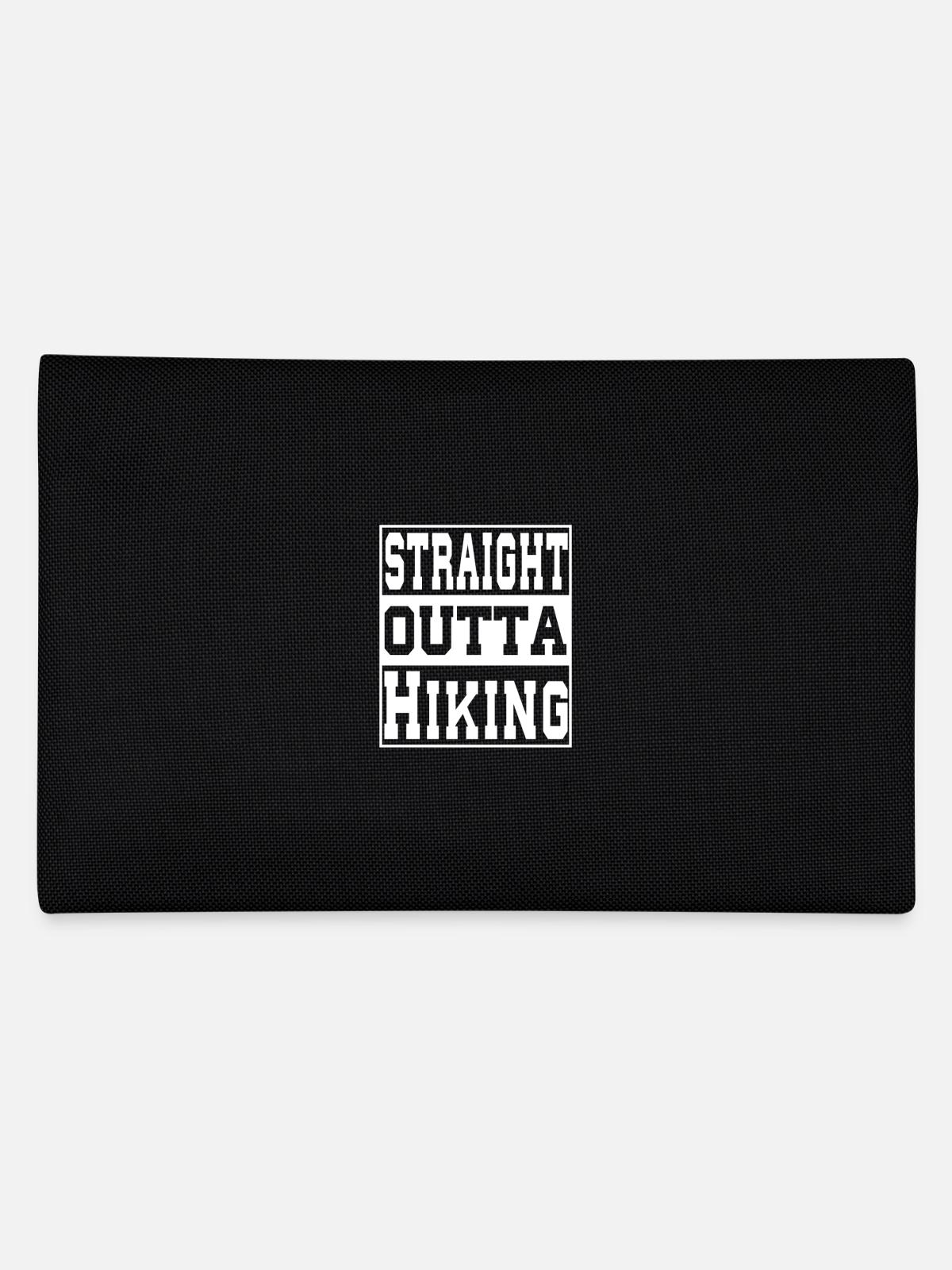 Hiking saying funny - Pencil Case - black - Back