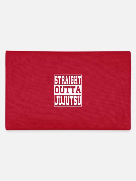 Jujutsu Spruch lustig - Federtasche - Rot - Hinten