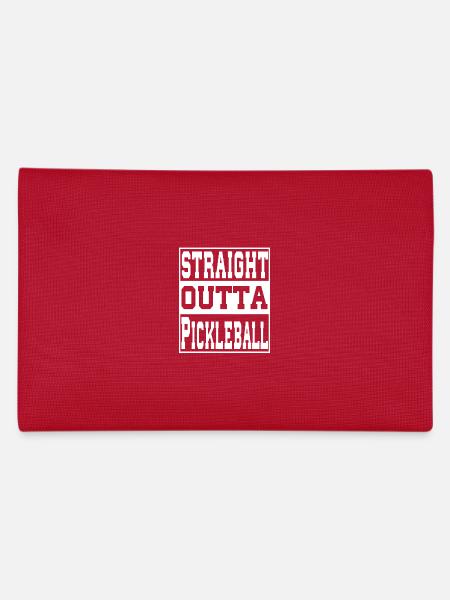 Pickleball saying funny - Pencil Case - red - Back