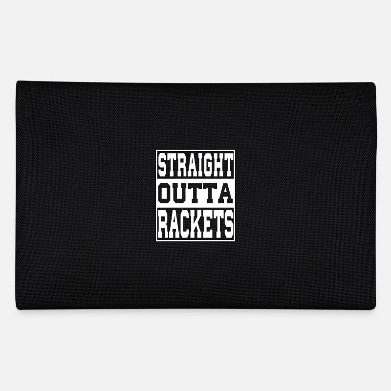Rackets Spruch lustig Federtasche