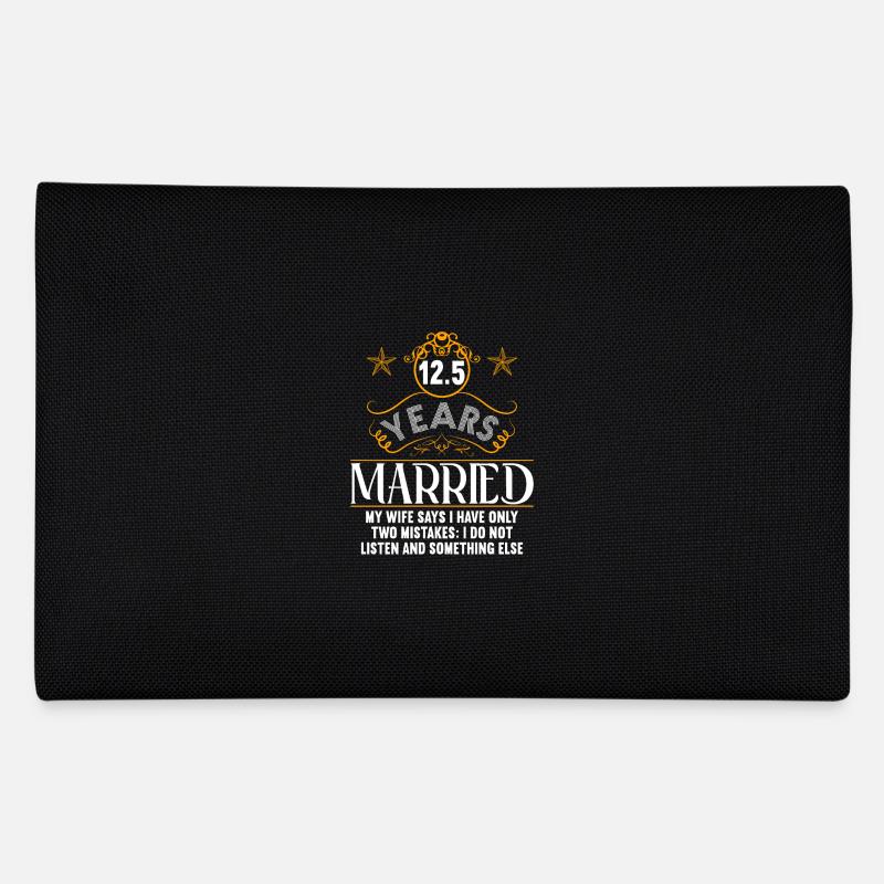 Je me suis mal comporté 12,5 ans anniversaire de mariage marié - Trousse - noir