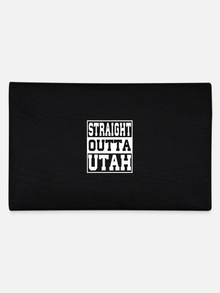 Utah disant drôle Utah Cadeau - Trousse - noir - Dos