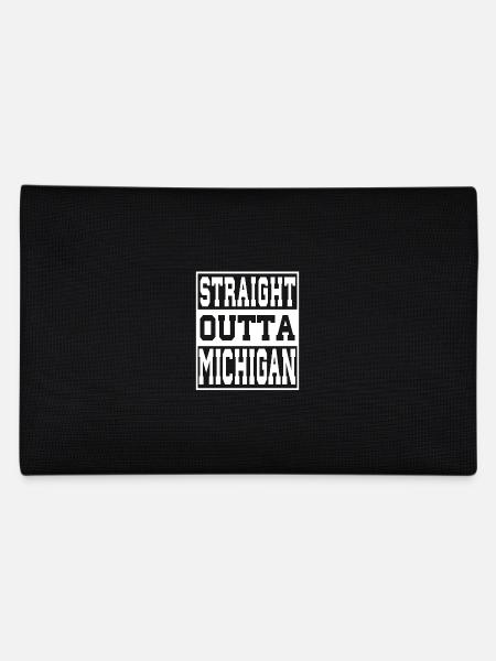 Michigan Spruch Lustig Michigan Geschenk - Federtasche - Schwarz - Hinten