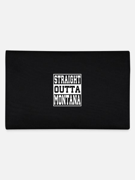 Montana disant drôle Montana Cadeau - Trousse - noir - Dos
