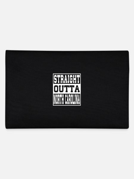 North Carolina Saying Funny North Carolina - Pencil Case - black - Back