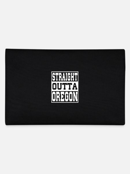 Oregon Spruch Lustig Oregon Geschenk - Federtasche - Schwarz - Hinten