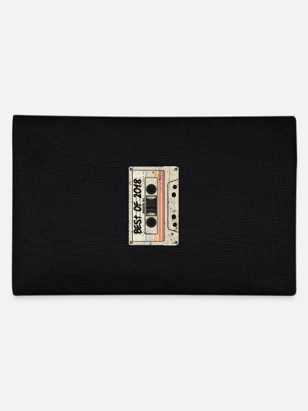 Best of 2018 Cassette Retro Tape - Pencil Case - black - Back