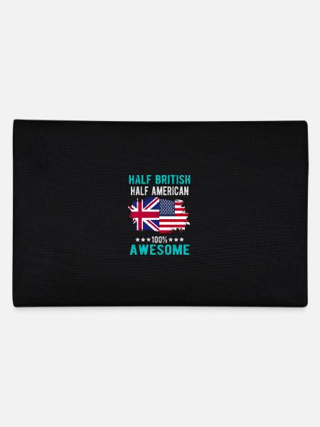 Halb Brite Halb Amerikaner - Federtasche - Schwarz - Hinten