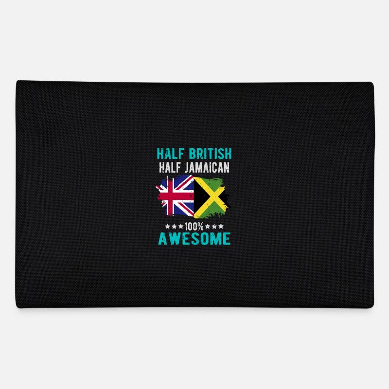 Halb Brite Halb Jamaikaner Federtasche