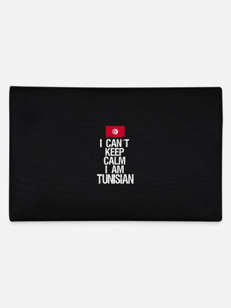 I can not Keep Calm I am Tunisier - Pencil Case - black - Back