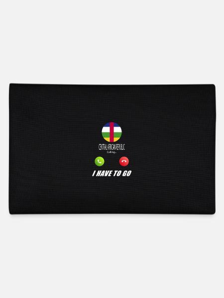 Central African Republic calls Lusiger - Pencil Case - black - Back