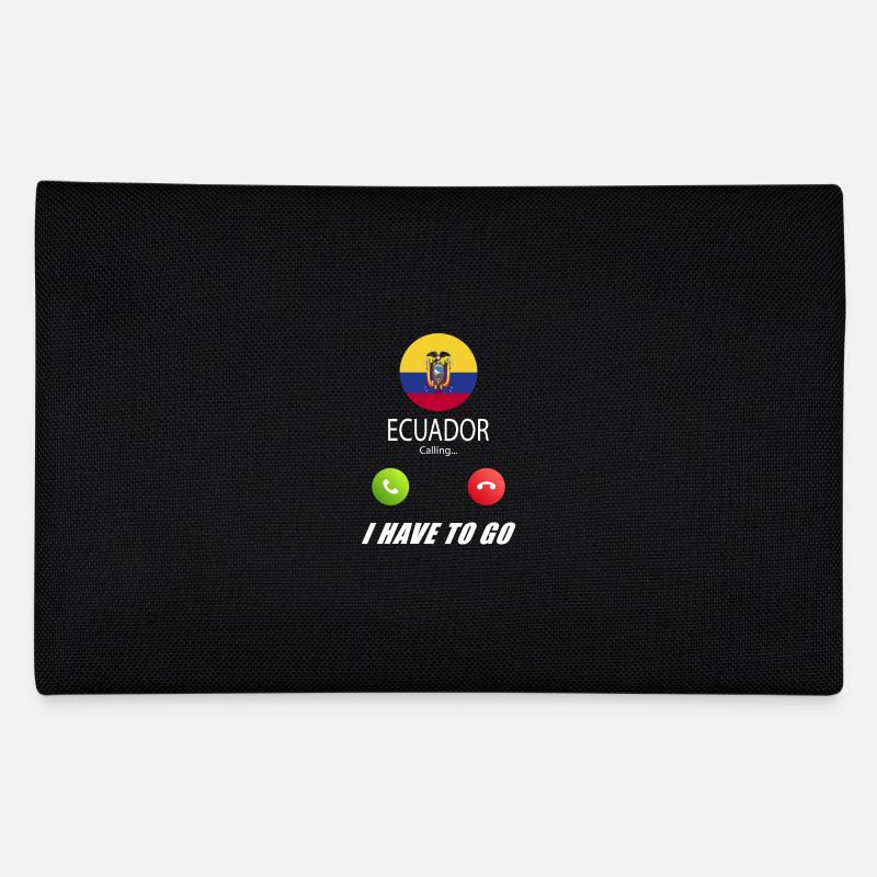 Ecuador ruft an Lusiger Flaggen Spruch Federtasche