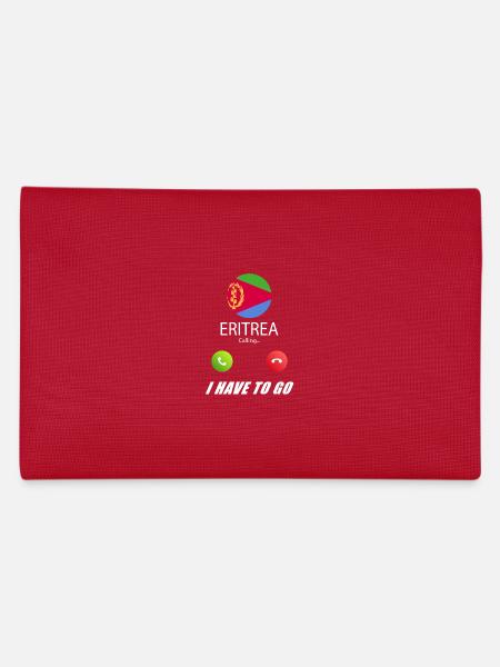Eritrea calls lusiger flags slogan - Pencil Case - red - Back