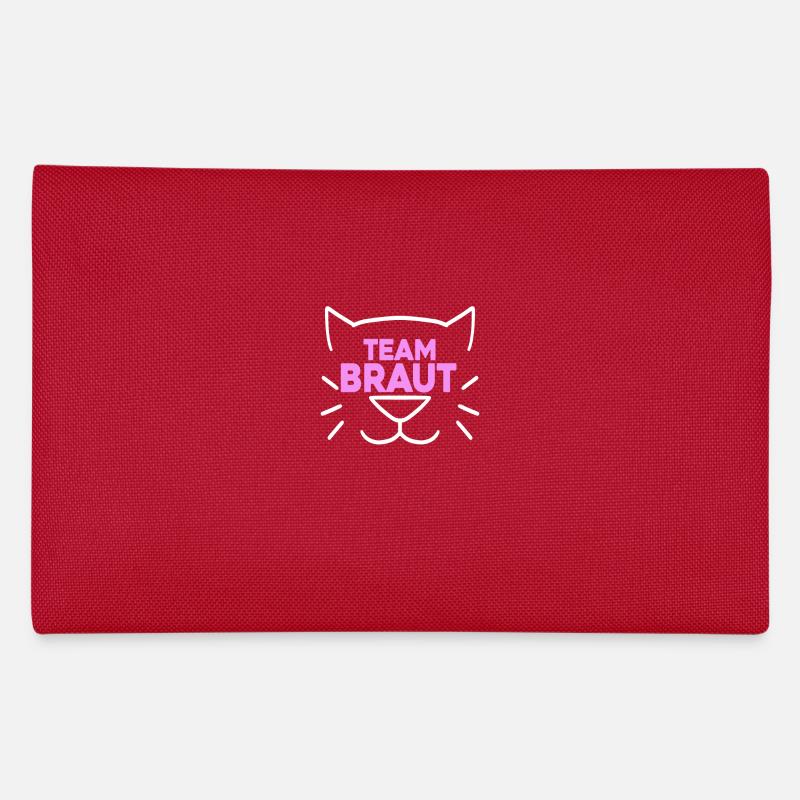Team Braut Hochzeitsfeier Katze Federtasche