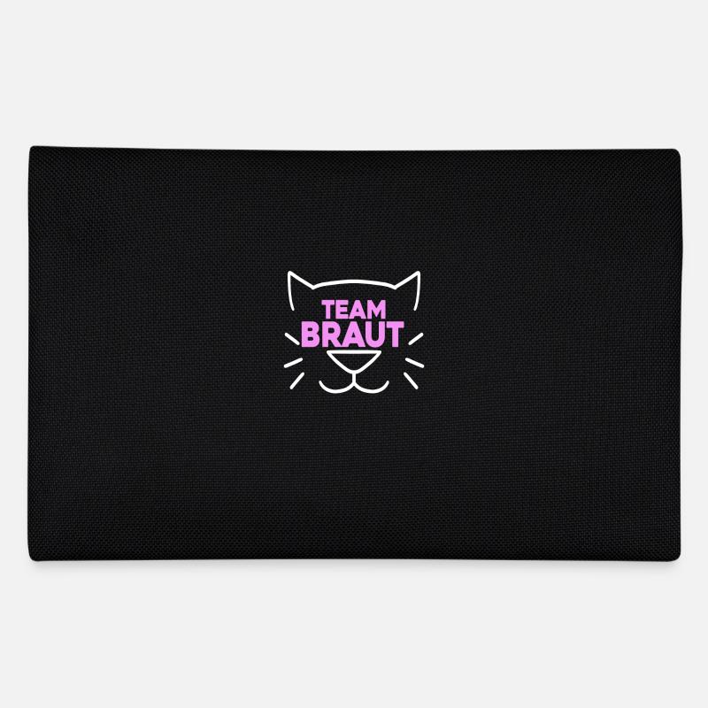 Team Braut Hochzeitsfeier Katze Federtasche
