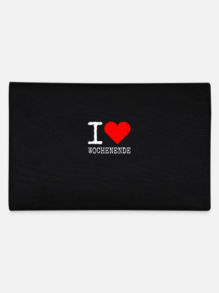 I Love Wochenende Wochenend Liebe Endlich Freitag - Federtasche - Schwarz - Hinten