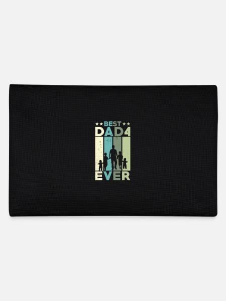 Meilleur père de tous les temps Retro Four Kids Best - Trousse - noir - Dos