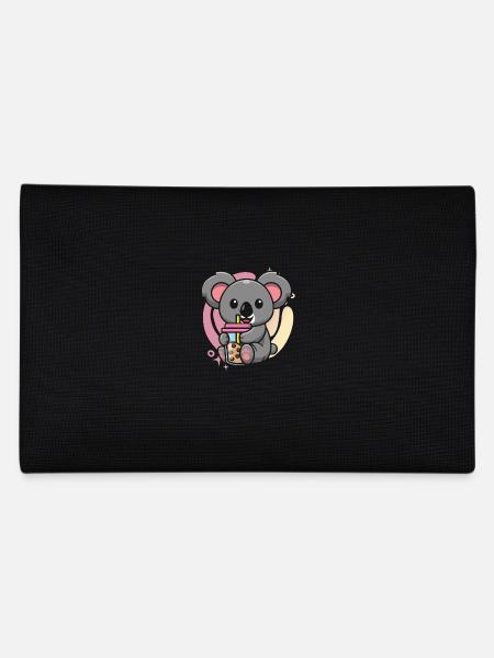 Kawaii Koala Bubble Tea Boba Tee Koala - Federtasche - Schwarz - Hinten