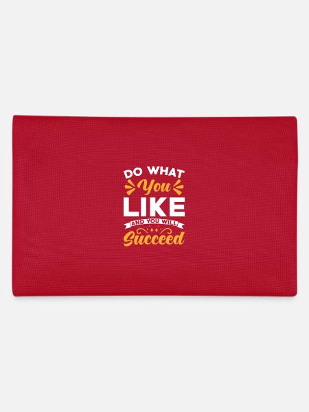 Motivation Succès Dicton - Trousse - rouge - Dos