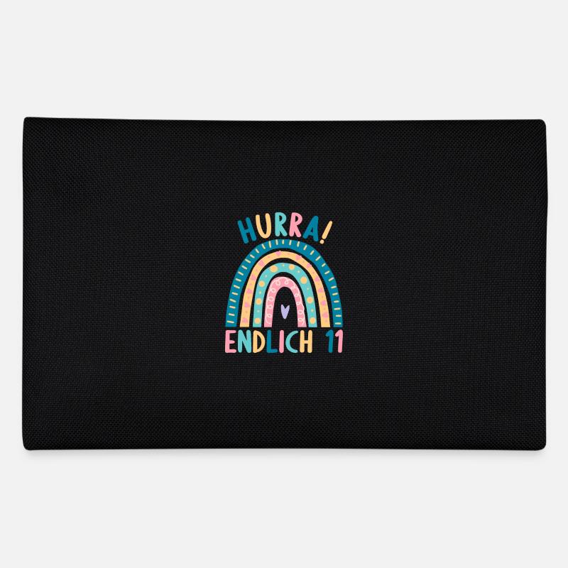 11 Jahre alt Rainbow Regenbogen 11. Geburtstag Federtasche