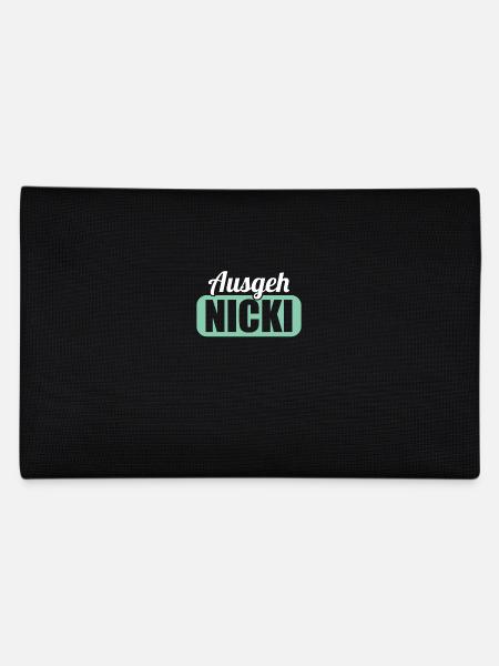 DDR Ostdeutschland Osten Ossi Ausgeh Nicki - Federtasche - Schwarz - Hinten