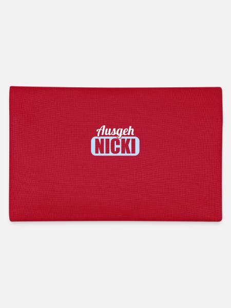 DDR Ostdeutschland Osten Ossi Ausgeh Nicki - Federtasche - Rot - Hinten