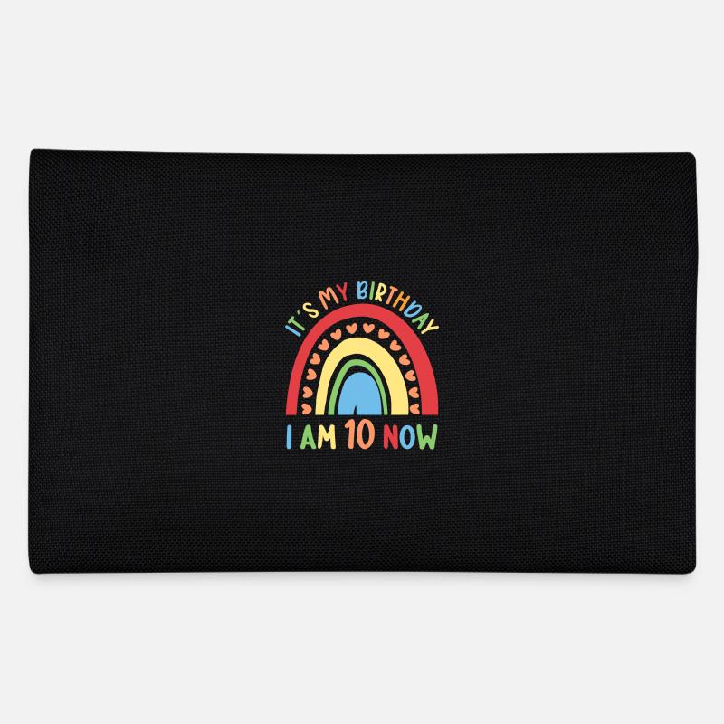 10 Jahre alt Rainbow Regenbogen 10. Geburtstag Federtasche