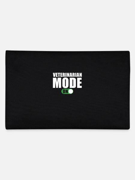 Tierarzt Modus An Lustig Tierarzt Geschenk - Federtasche - Schwarz - Hinten