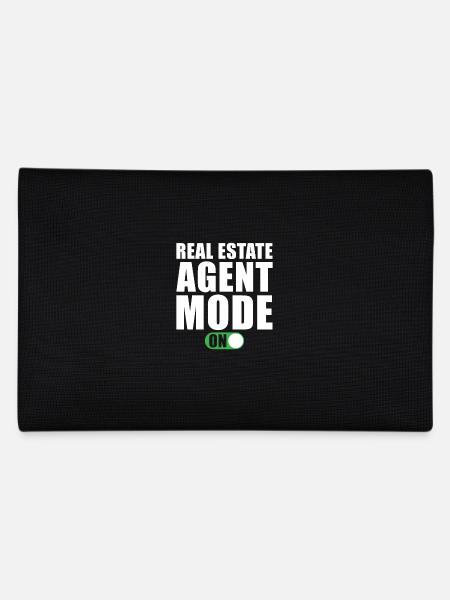 Real Estate Agent Mode on - Pencil Case - black - Back