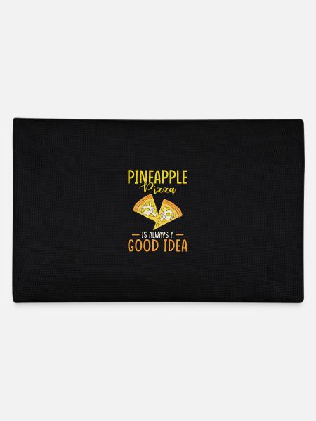 Pineapple Pizza Is Always A Good Idea - Pencil Case - black - Back