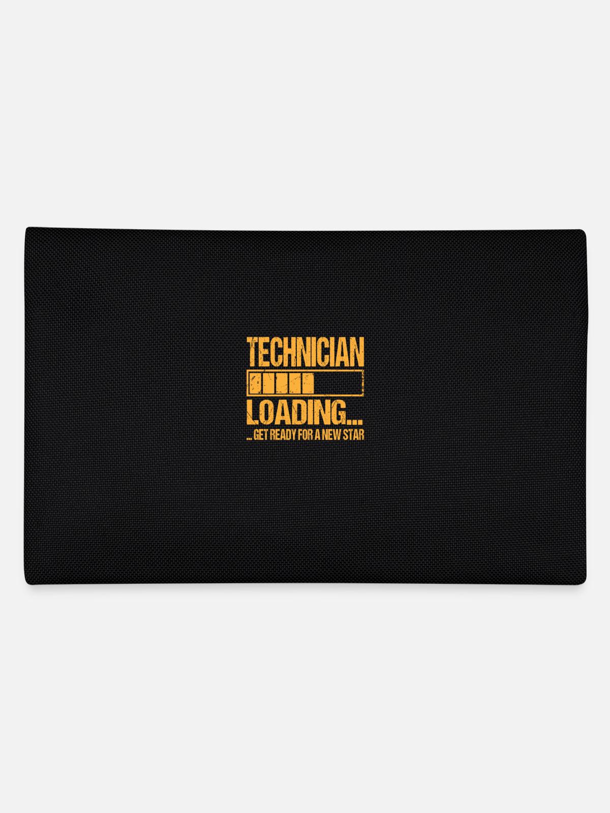 Technician loading Technician Training - Pencil Case - black - Back